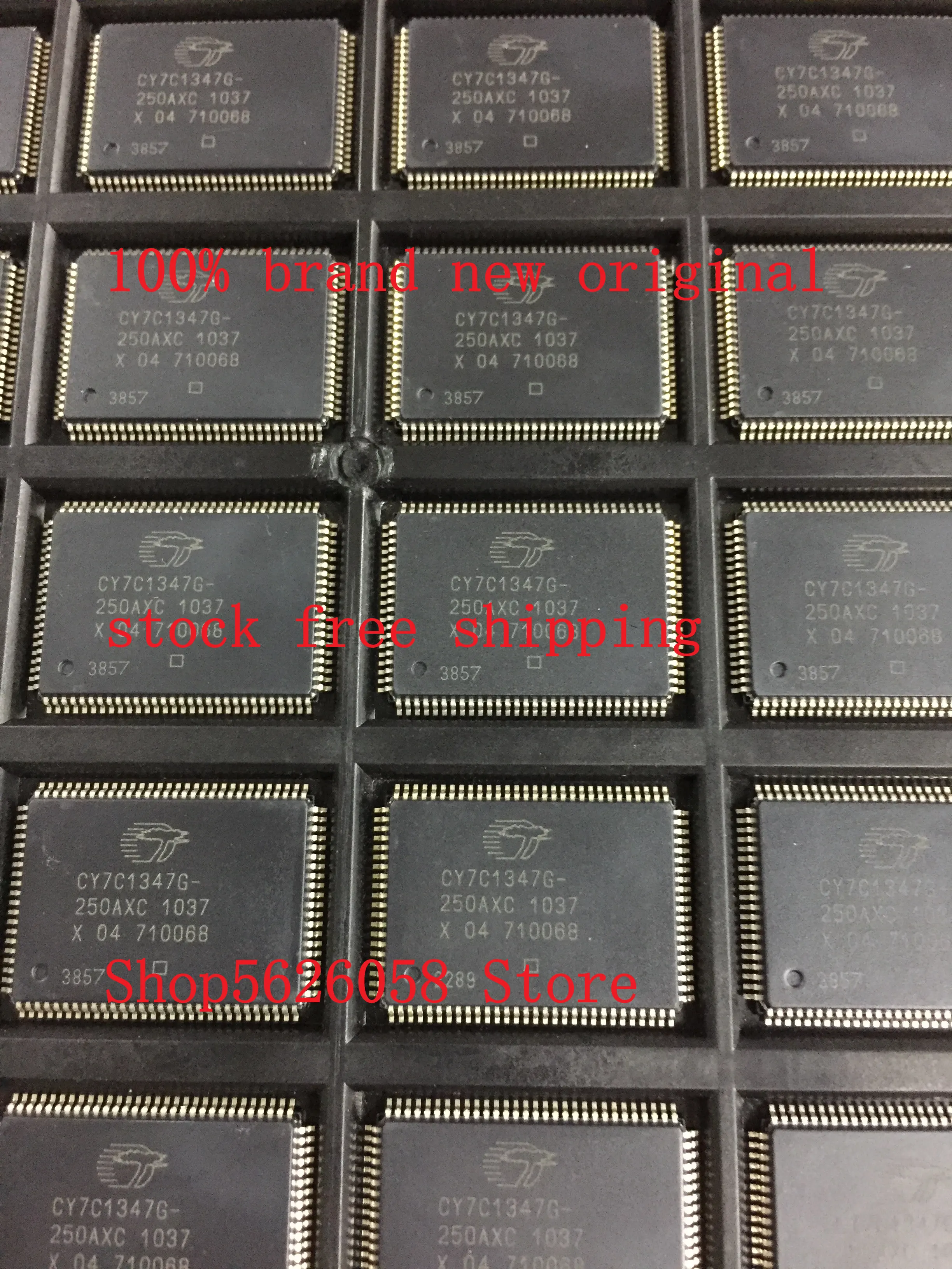 5PCS/LOT CY7C131 CY7C131-25NXC CY7C1347G CY7C1347G-250AXC QFP 100% original spot free shipping