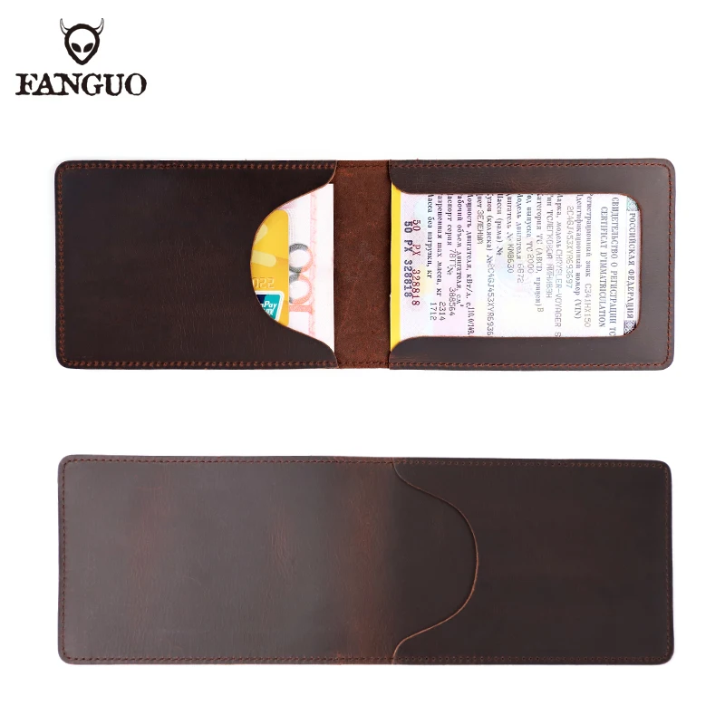 Genuine Leather Russian Driver\'s License Holder Cow Leather Cover For Car Auto Document Portable Card Slot Wallet Coin Purse