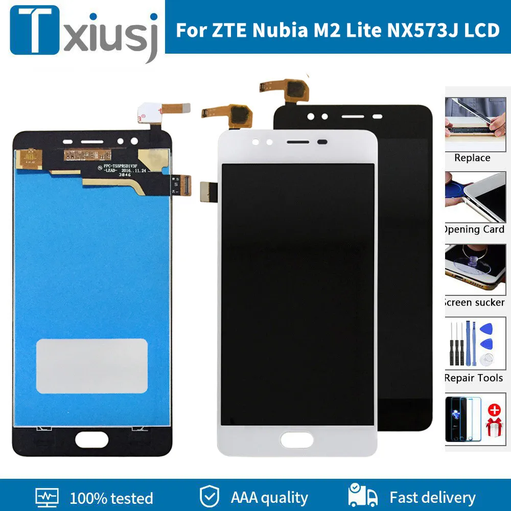 

5.5" AAA+++ lcd For ZTE Nubia M2 Lite NX573J LCD Display Touch Screen Digitizer Assembly For ZTE Nubia M2 MX551 LCD Replacement