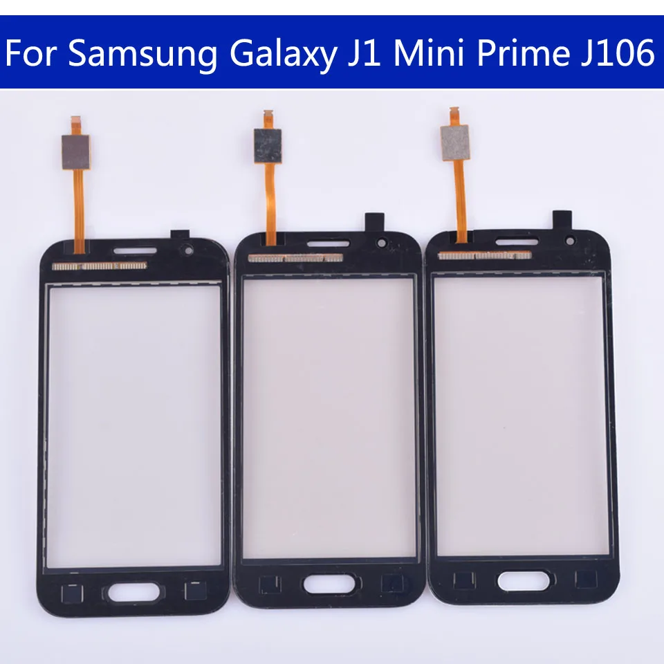 50pcs\lot For Samsung Galaxy J1 Mini Prime J106 J106H J106F J106B J106M SM-J106F Touch Screen panel Digitizer Glass Touchscreen