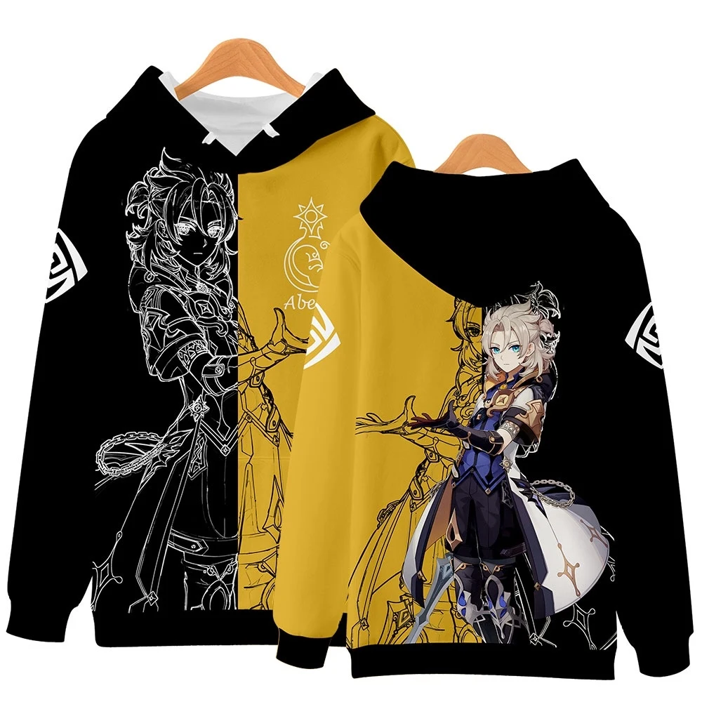 Anime Genshin Impact Game Hoodies Women Men 3D Long Sleeve Couple Sweatshirt Pullover Cosplay Oversized Kids Boys Girls Hoodie