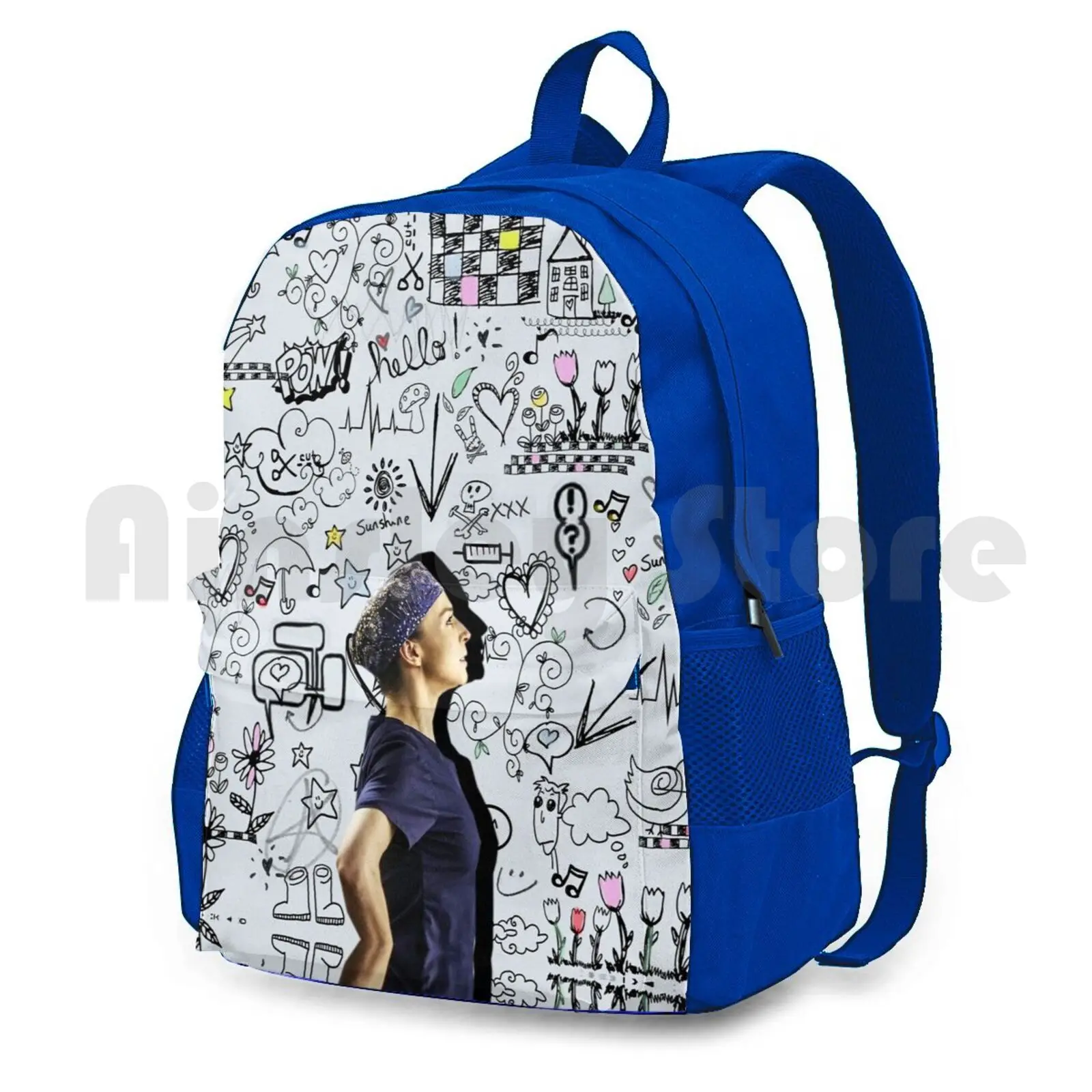 Doodle Amy Outdoor Hiking Backpack Riding Climbing Sports Bag Amy Amelia Shepherd Greys Anatomy Caterina Scoresone Tv Show