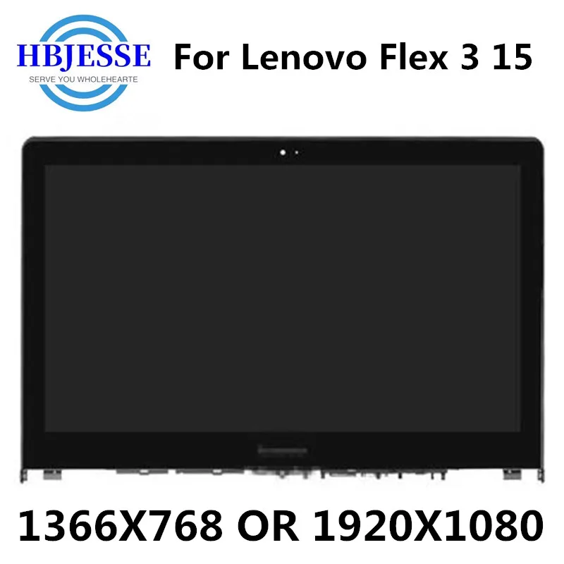 15.6 inch LCD Touch Screen Digitizer+Bezel Assembly For Lenovo Flex 3 15 3-1570 3-1580 N156BGE-EA2 LP156WF4 SPL1