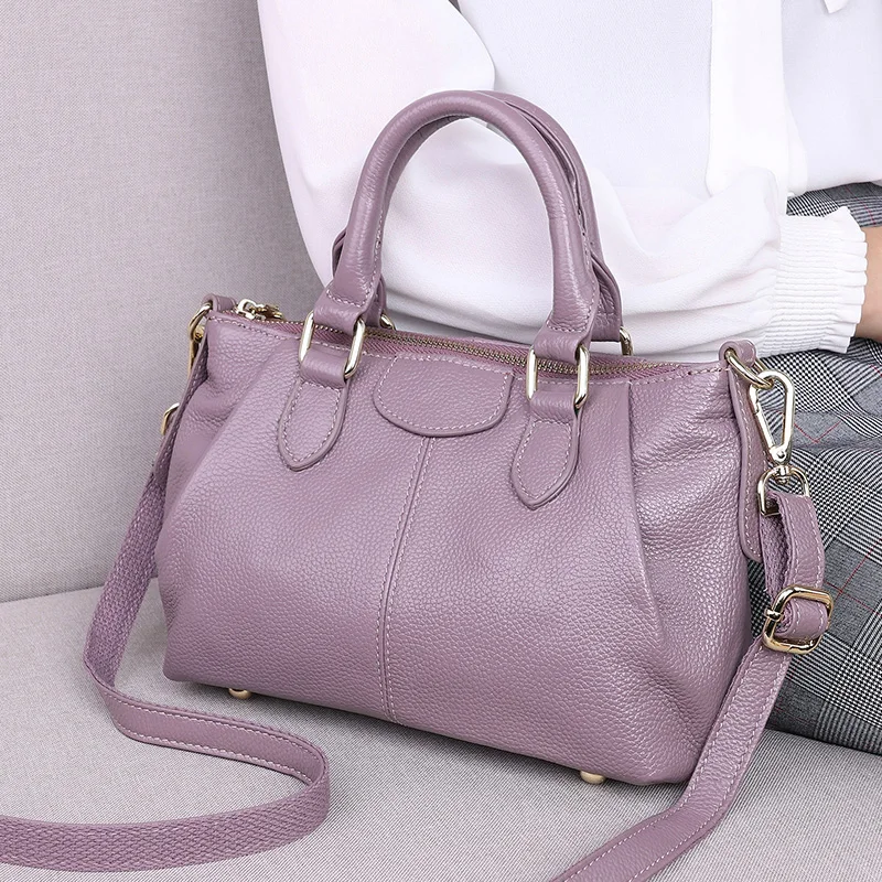 Genuine Leather Tassel Crossbody Bags 2023 New Women Luxury Ladies Small Shoulder Bag Female Messenger Bag Fashion Tote Purse