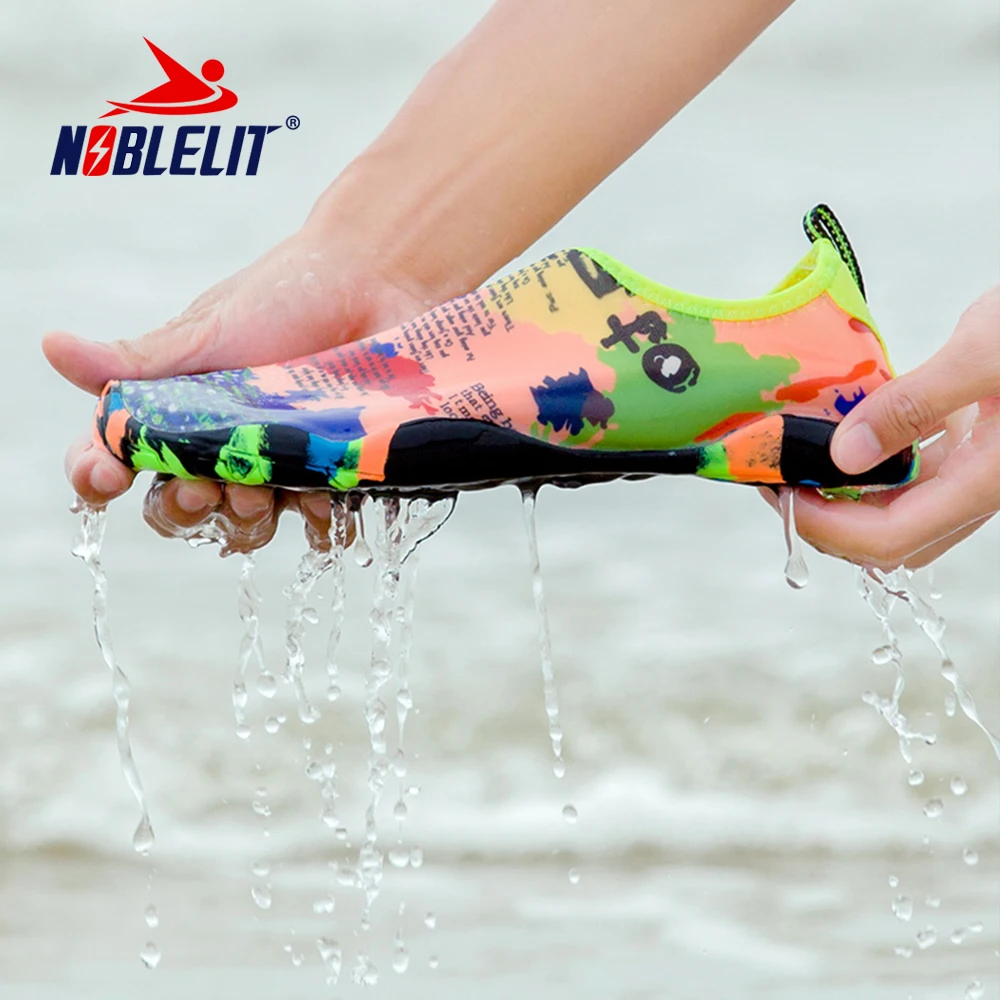 Men Women Beach Barefoot Aqua Socks Sneakers Water Shoes Gym Sports Surfing Diving Swimming Bathing Snorkeling Shoes Kids Adults