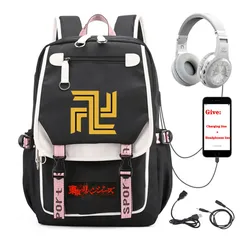 anime Tokyo Revengers backpack Women men Travel Backpack student School book Bag USB Charging teenagers Laptop packsack