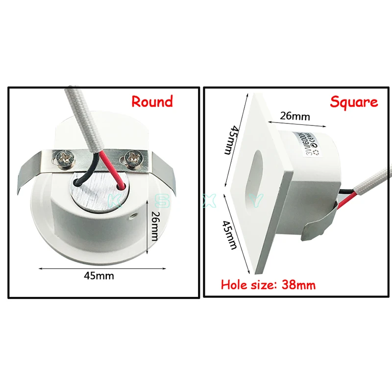 알루미늄 현대 간단한 LED 계단 조명 AC85-265V 1W 3W 벽 마운트 계단 배경 최근 계단 단계 통로 램프