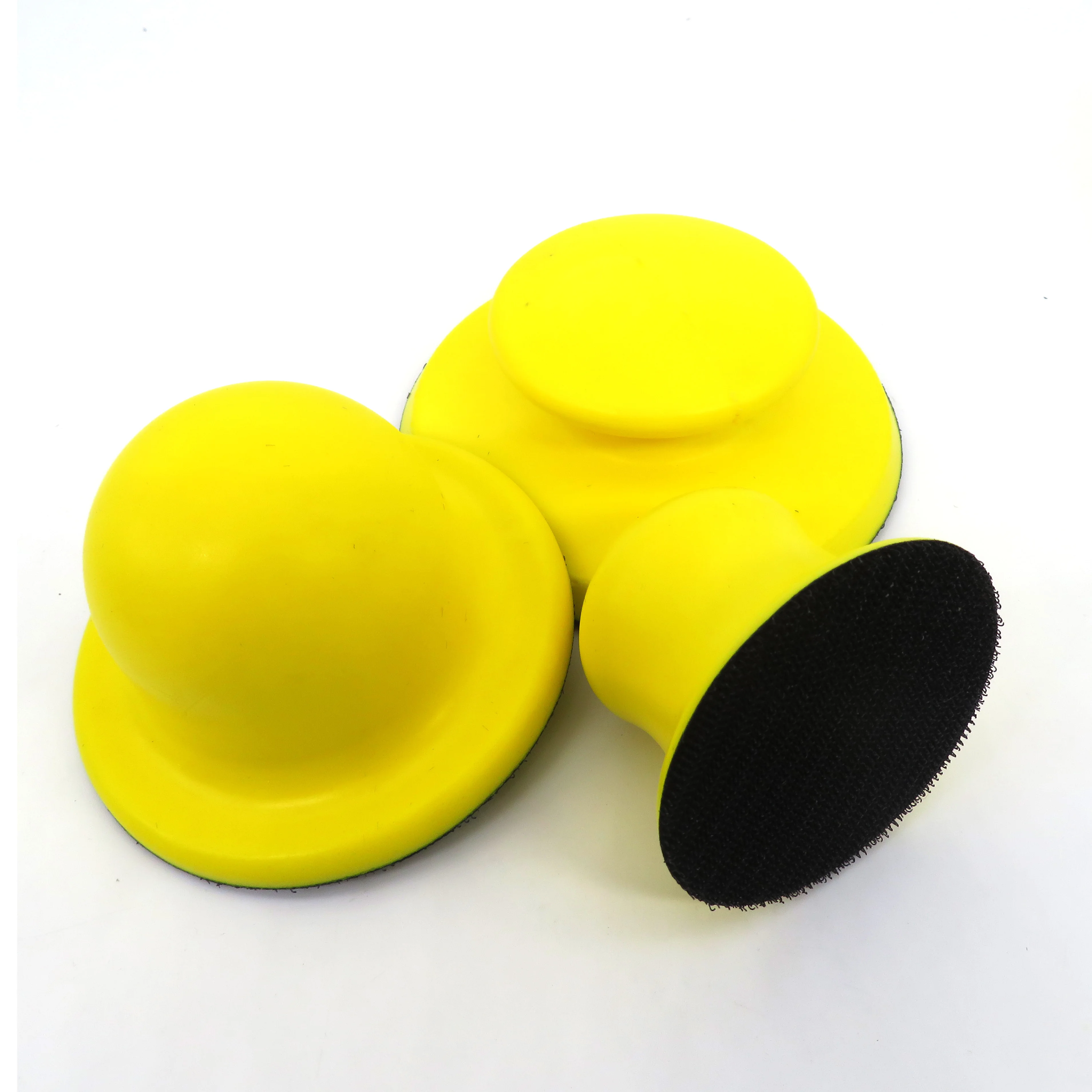 Sanding Disc Holder Sand paper Backing Polishing Pad Hand Grinding Block PU Foam Sanding Disc for Polishing Wood and Metal