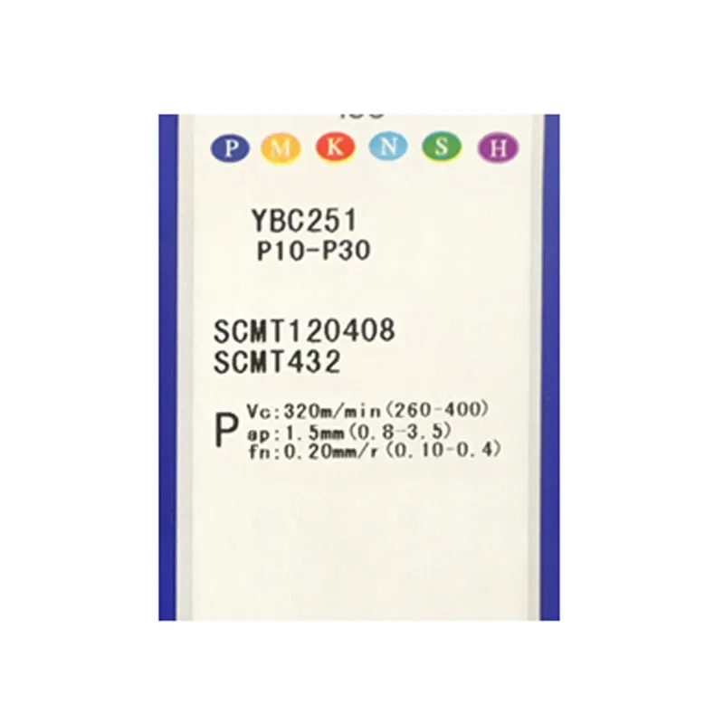SCMT CNC вставки обработка стали без слота Тип SCMT09T304 YBC251 SCMT120404 YBC151 SCMT120408 токарный станок инструмент стержень хвостовика