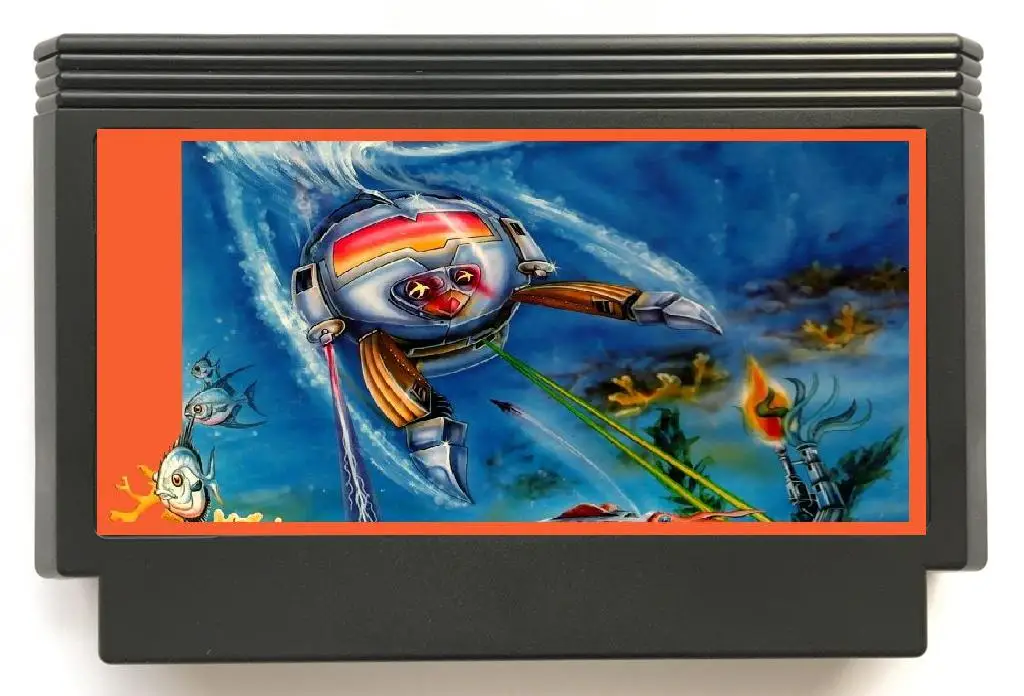 خرطوشة لعبة مقاتلة معدنية u لوحدة التحكم NES/FC