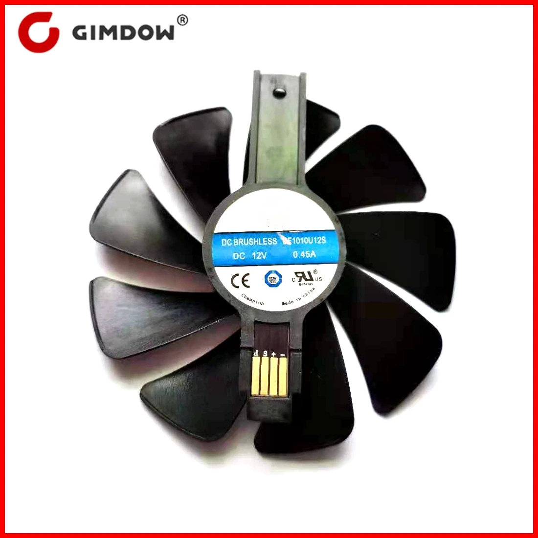 Ventilateur de refroidissement de carte graphique NITRO, 2 pièces/lot, 95mm, pour modèles RX470 480 570 580 480 Sapphire RX470 570 580 590