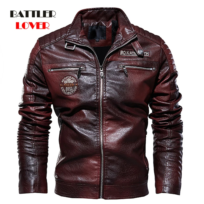 2020 Men's Natural Real Leather Jacket Motorcycle Hip Hop Biker Winter Coat for Male  Warm Genuine Leather Jackets Plus Size 3XL