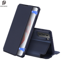 DUX DUCIS Luxury Leather Wallet Case Flip Cover For Samsung S21 S22 Ultra 5G S21 S22 Plus 5G with Cards&Cash Slot Strong Magnet