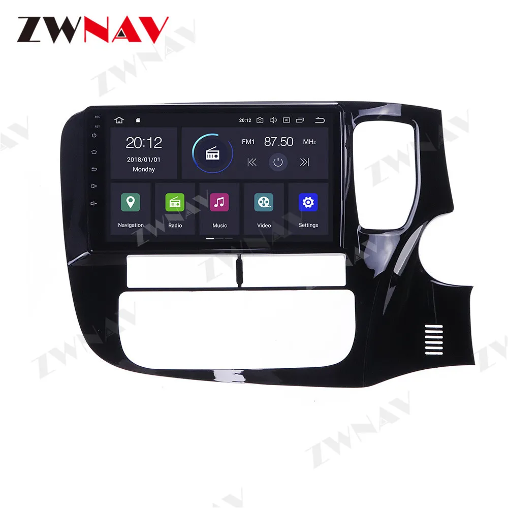 Android10 PX6 64G Car DVD Player GPS Navigation For Mitsubishi Outlander RHD 2014-2018 Car Auto Radio Multimedia Player HeadUnit