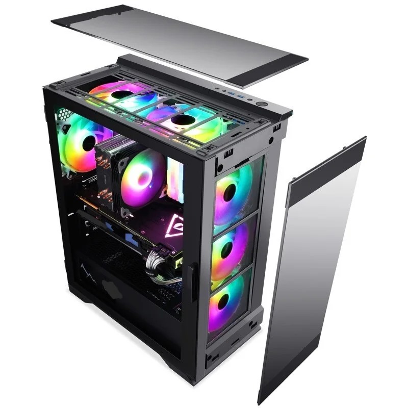 PC de jeu personnalisé, A8 7680, 8 Go, 16 Go de RAM, 120 Go, 500 Go SSD, NVcloser, PC Gamer invité pour le bureau, Mini PC de jeu personnalisé