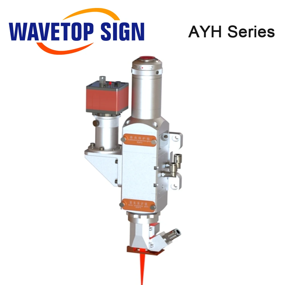 Cabeça de soldagem a laser de fibra WaveTopSign 1064nm 2kw 3kw com lente de conector QBH ou RD para máquina de solda a laser de fibra