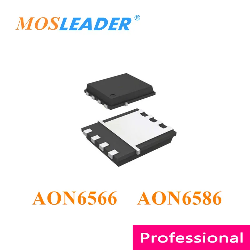 

Mosleader AON6566 AON6586 DFN5X6 100PCS 500PCS 1000PCS QFN8 N-Channel 30V Chinese High quality Mosfets