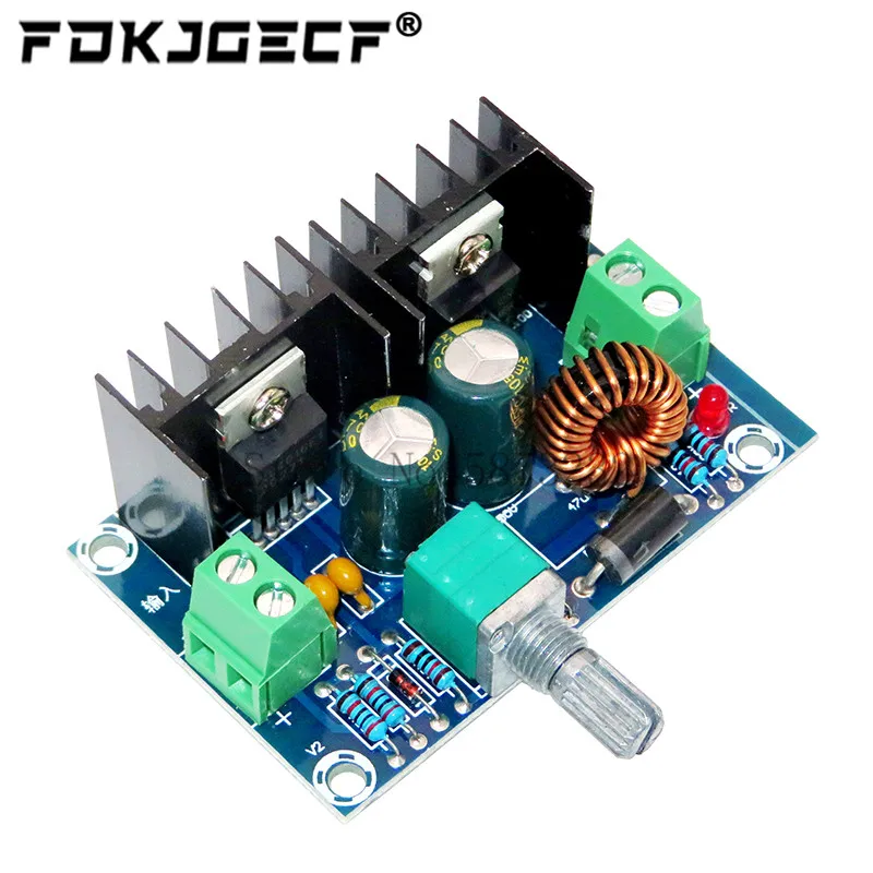 XH-M401 DC-DC Step Down Buck Converter Power Supply Module XL4016E1 PWM Adjustable 4-40V To 1.25-36V Step Down Board 8A 200W