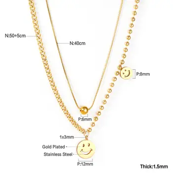 12 best sales Collana smiley - №7
