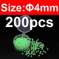 4 mm 200 piezas verde
