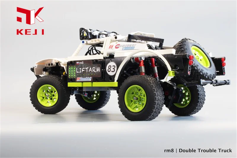 KEJI RC Baja Trophy Truck Motor Power Function Fit MOC-4874 Model Model Building Blocks Bricks Kit DIY Toys Christmas Gift