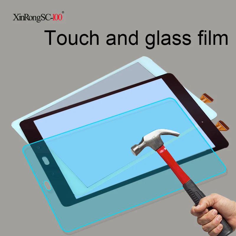 

Free glass film 10.1 For Samsung Galaxy Tab A 10.1 T580 T585 SM-T580 SM-T585 Touch Screen Digitizer Sensor Glass Panel Tablet