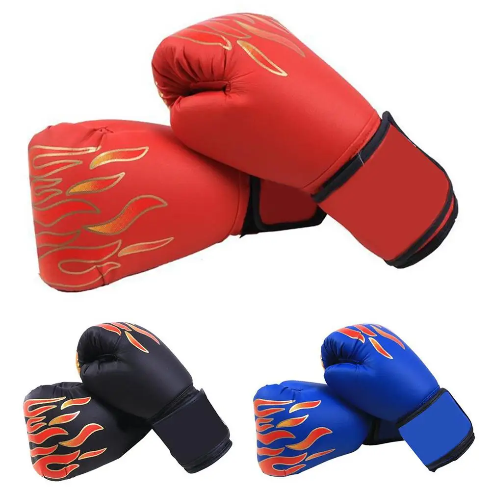 1Pair Kids Boxing Gloves Durable Kickboxing Muay Thai Mitts Finger Protection for  MMA Muay Thai Training Sports Boxing Training