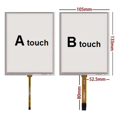 5pcs/lot New 5.7 inch resistance touch screen 133*105 mm TP177A TP177B  642-0AA11-0AX1 auto industry touch screen