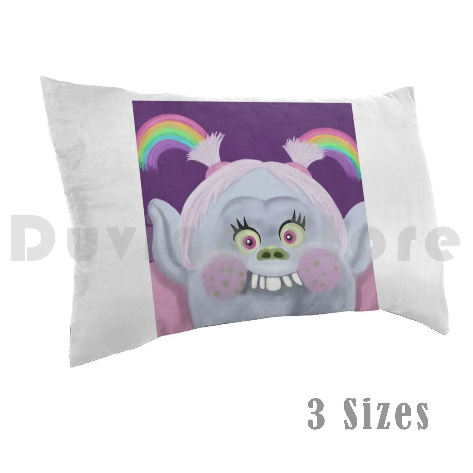 Trolls Holiday BridgetPillow case Bridget Trolls Rainbow Lady Glitter Sparkles Debbee75 Digital Art