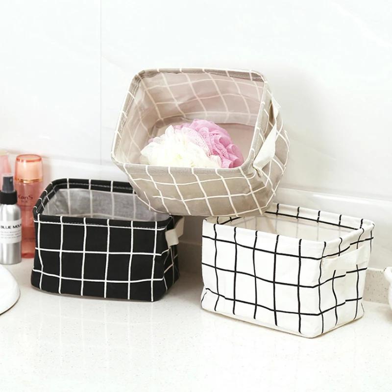 ERMAKOVA Sundries Storage Basket Sundries Toy Storage Box Cosmetic Organizer Jewelry Stationery Container Bins Oraganizer