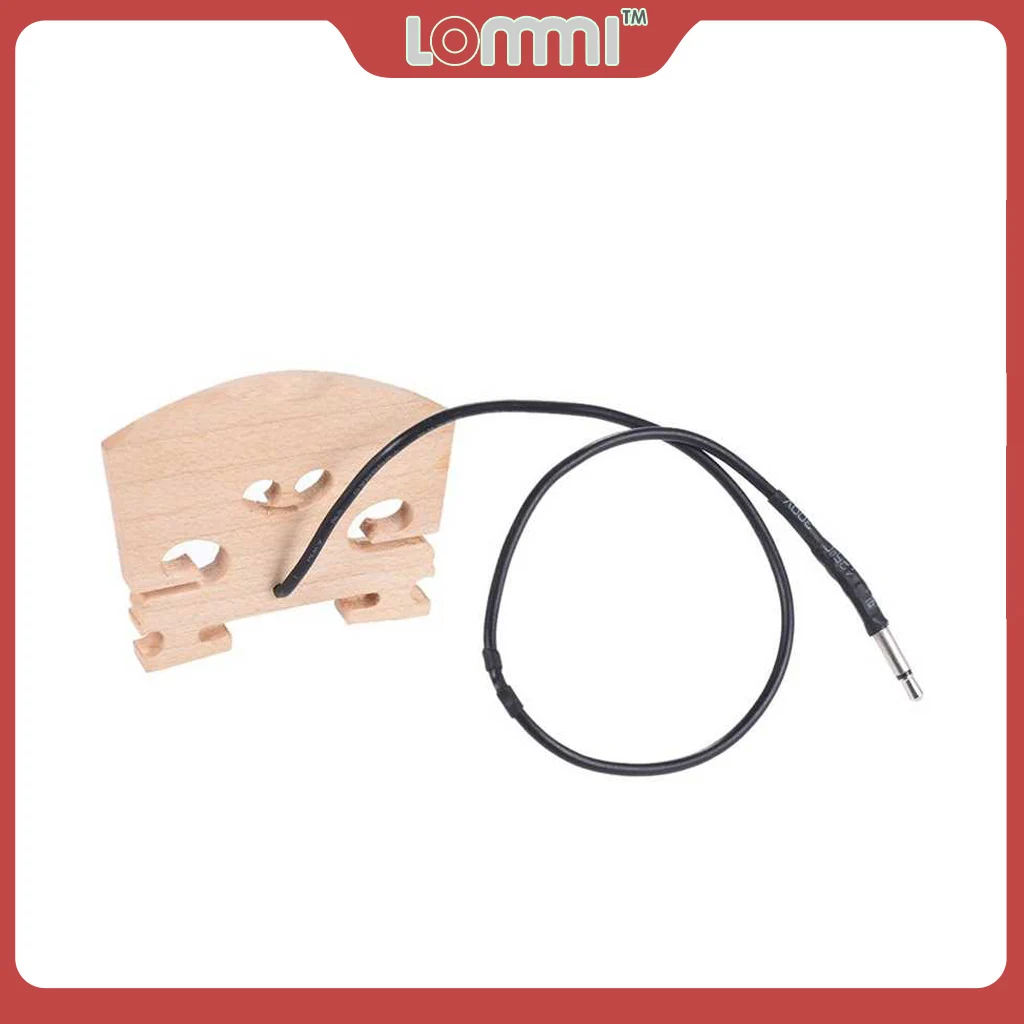 

LOMMI 4/4 Violin Bridge Piezo Pickup For 4/4 Full Size Acoustic Electric Violin DIY Electric Violin Pickup Bridge Piezo Ceramics