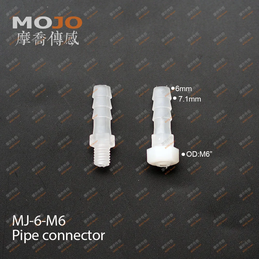Năm 2020 (10 Cái/lô) MJ-6-M6 Thẳng Khớp 6Mm Đến M6 Nam Đầu Nối Ống