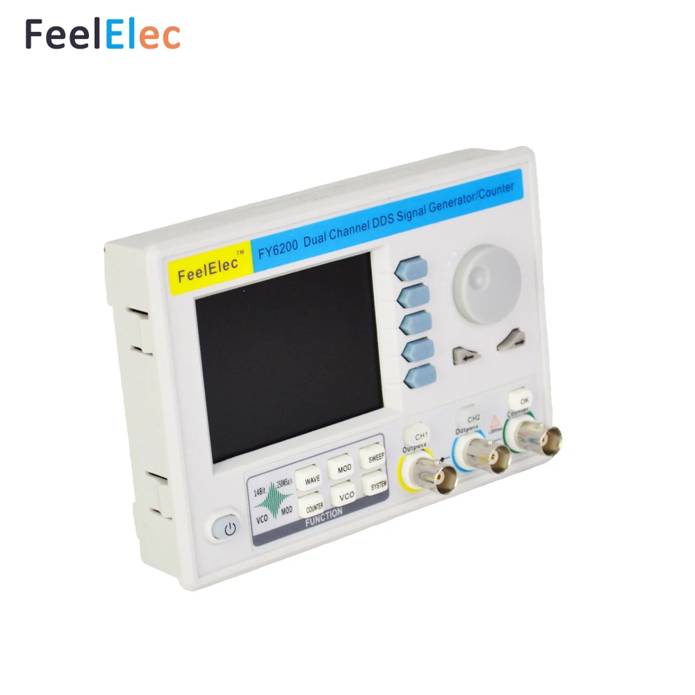 Feelelec signal-generator dds beliebige wellenform FY6200-60M signal-quelle-frequenz-zähler zwei kanal
