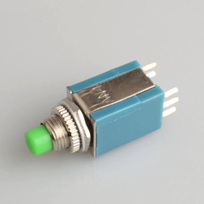 Interruptor de botón de Reinicio automático sin bloqueo, AN4-22 de 5 piezas, 2x2, normalmente abierto, momentáneo, 6 pines, 3a, 250VAC