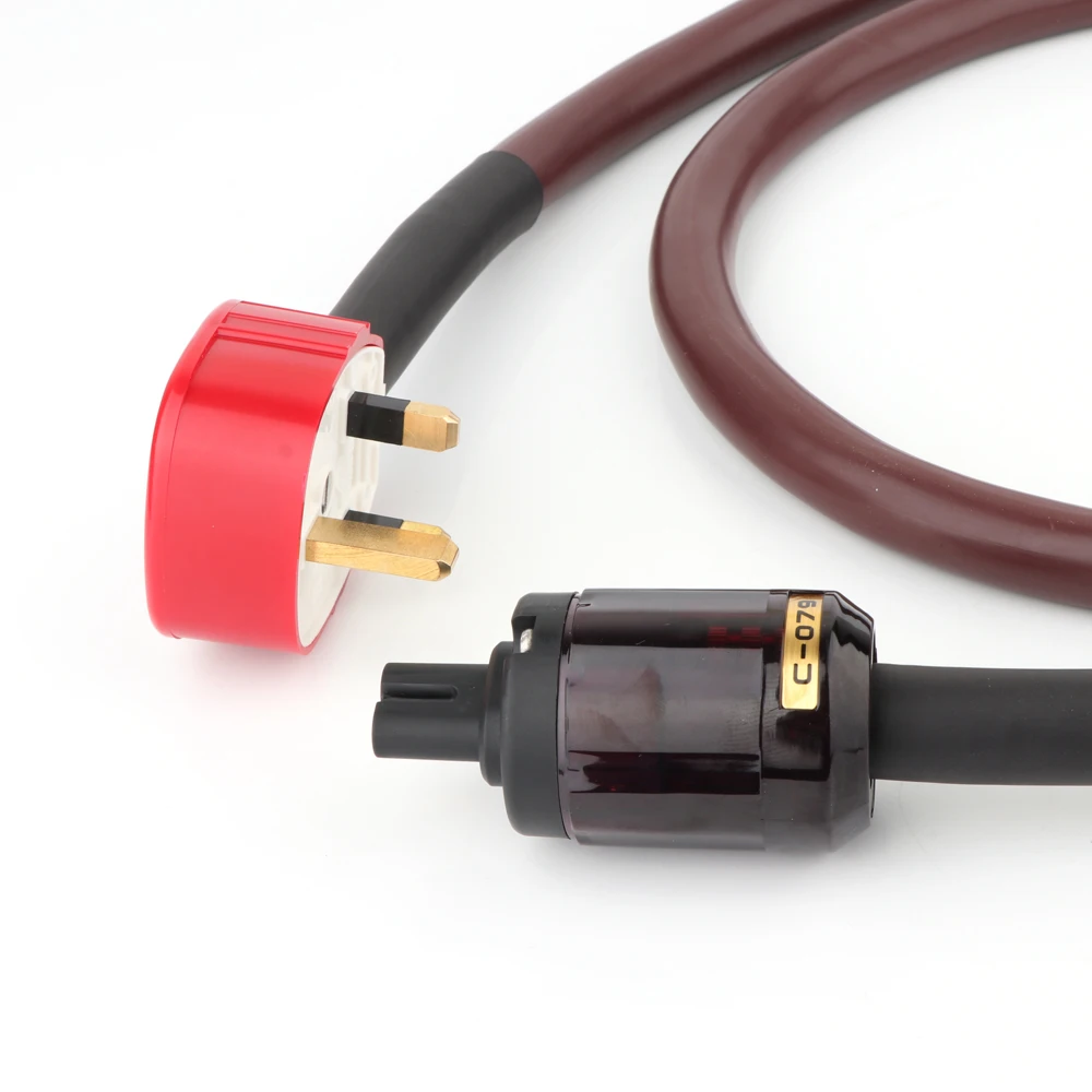 HIFI UK Power Cable UK Mains Lead For AMP CD player Audio Visual & Hi-Fi Equipment