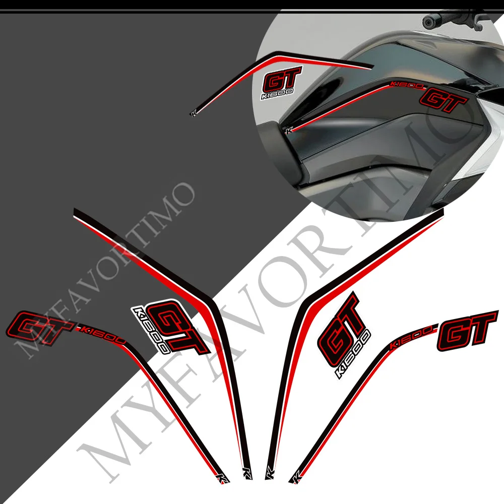 Motorcycle Fairing Fender Emblem Logo Cases Panniers Luggage Trunk Tank Pad Stickers Protector For BMW K1600GT K1600 K 1600 GT