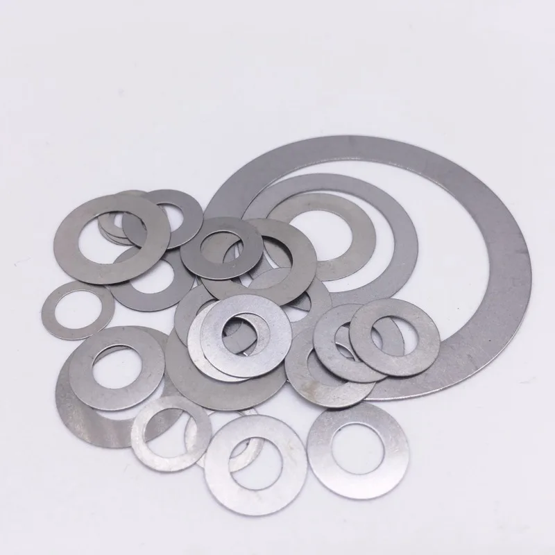 100Pcs Thickness 0.2mm Flat Washer Ultrathin gasket Thin Shim Washers Stainless Steel 304 M3 M4 M5 M6 M8 M10 M12 M14 M16 M18 M20