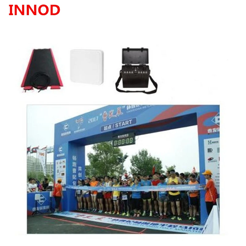 chip timing system complete solution ultra reader with software compatible with different kinds of shoe tag ,bib tag timing ship