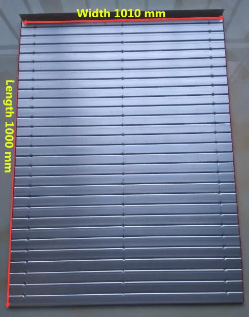 Aluminium Rolling  curtain cover Width 1010 mm x  Length 1000 mm