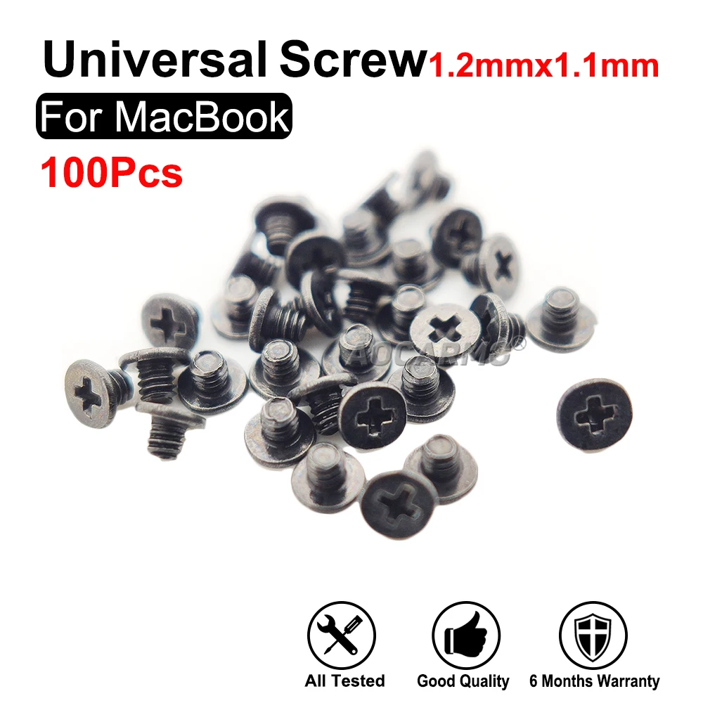 100Pcs/Lot For MacBook Keyboard Screw Bottom Bolt Universal Screws Repair Replacement Parts