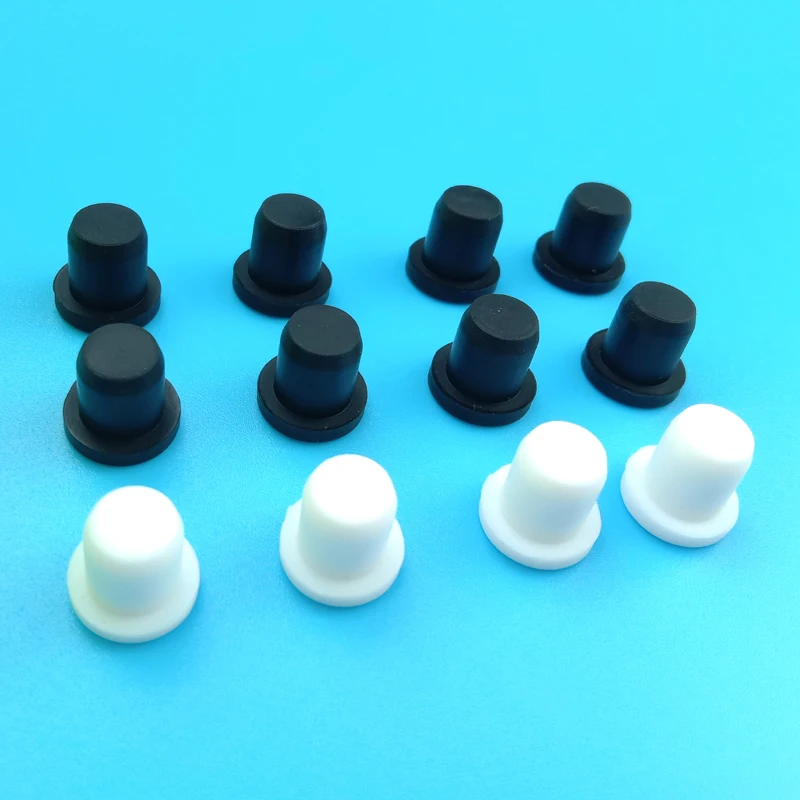 10pcs Silicone rubber Solid Plug Mushroom Type Stoppers for hole 7.5mm 7.8mm 8mm 8.3mm8.5mm Round Tapered end caps Holes Masking