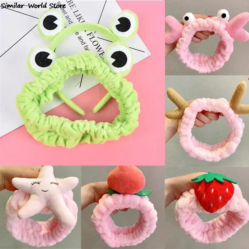 Women Hair Bands Makeup Headband Bath Face Washing Facial Hair Ties Simple Soft Cute Fashion Hair Accessories