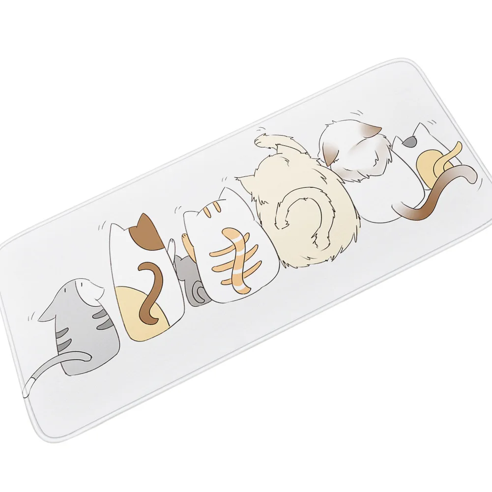 Drop Shipping Home Floor Mat Cartoon Printed Kitchen Rug Door Mats Kitchen Carpets Anti-Slip Welcome Indoor Doormat Living Room