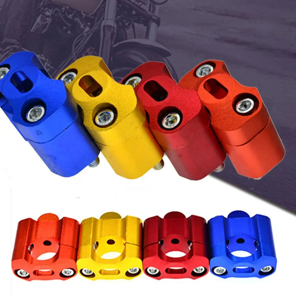 

HOT SALES!!! 1 Pair 22-28mm Aluminium Alloy Motorcycle Handlebar Clamp Extend Riser Adapter