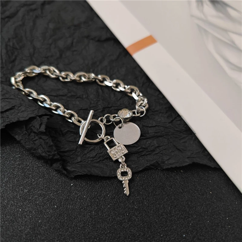 Korean Drama for men boy True Beauty Same Bracelet 차은우 여신강림 Fashion new design key elegant high quality jewelry