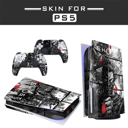 Adesivo Skin Ghost of Tsushima PS5 Disc Edition per Console e controller PlayStation 5 Cover adesiva Skin per PS5