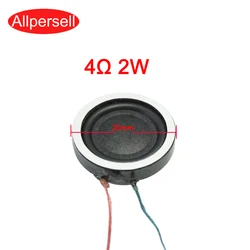 Laptop modified round speaker 2CM 4R ohm 2W ultra-thin composite membrane mini speaker diameter 20mm height 5.9mm