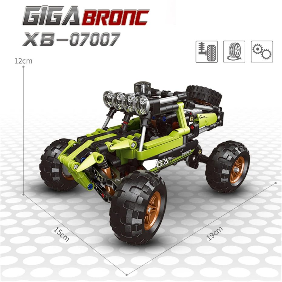 XingBao 07007 Creative Car Series The Off-road Truck Set Building Blocks Construction Buggy Model Educational Bricks Kids Toy