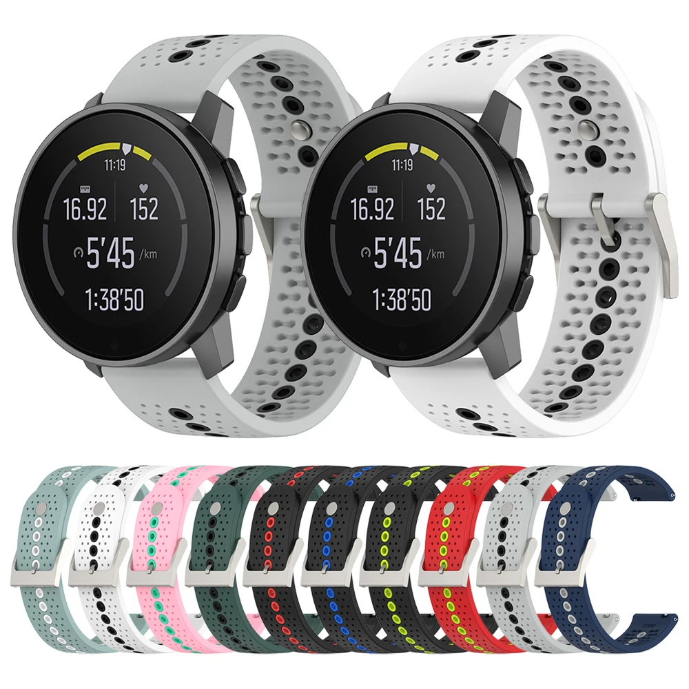 Siliconen Sport Band Voor Suunto 9 Piek Officiële Stijl Horloge Band Voor Suunto 3 Vervangen Polsband Horlogeband Armband Accessoires