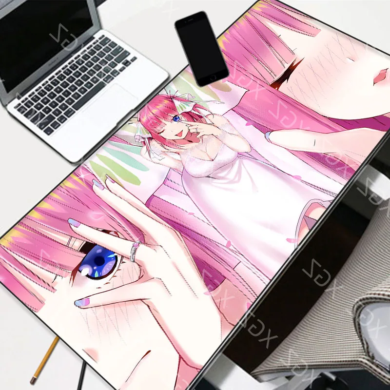 Yuzuoan XL Large Mouse Pad Anime Printing Computer Game Player Lock Side Mouse Keyboard 800x800 Cm Durable Desktop Student Pad